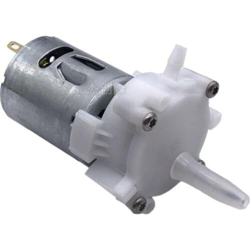 360 jet water pump micro gear pump 3-6V water pump oil pump self-priming pump DIY hydraulic toy positive and negative