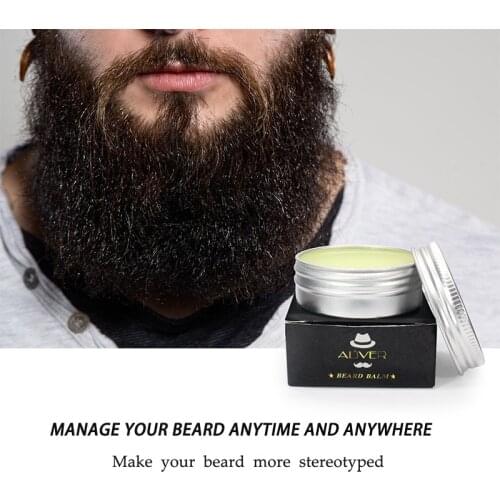 30ML Beard Balm Organic Natural Wax Mens Beard Repair Deep Moisturizing Nourishing Beard Care Styling Tools TSLM2