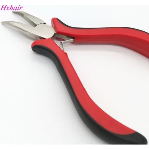 Freeshipping - 10pcs No.6 Hair Extension Pliers / Curving Head with Teeth / Hair Extension Tools