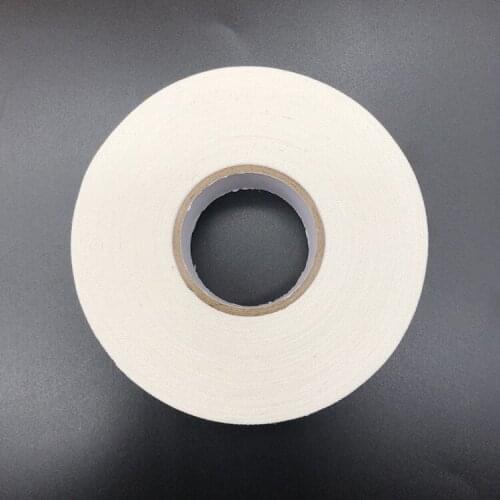 Free shipping abrasion proof cold-resistant polyester cotton material white white or colorful custom black hockey tape