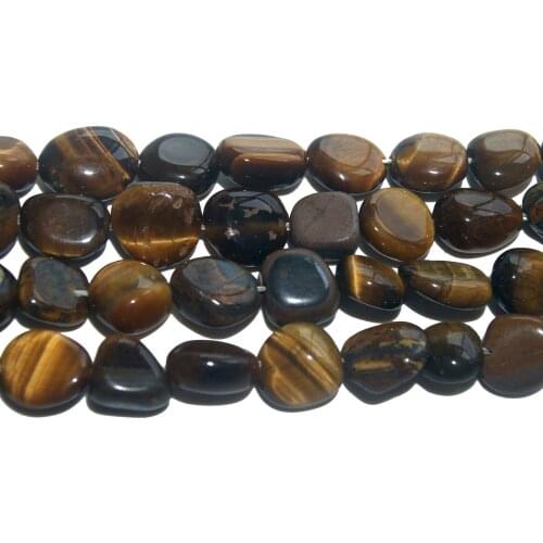 Wholesale Natural Stone 5-12MM Irregular Tiger Eye Stone Beads For Jewelry Making Charm DIY Bracelet Necklace Material