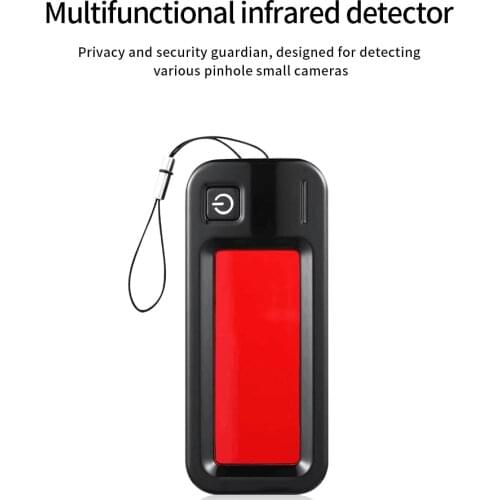 Hide Camera Finder Detector Mini Camera Lens IR Scanning Vibration alarm signal Detection Anti-eavesdropping Anti-sneak Shooting