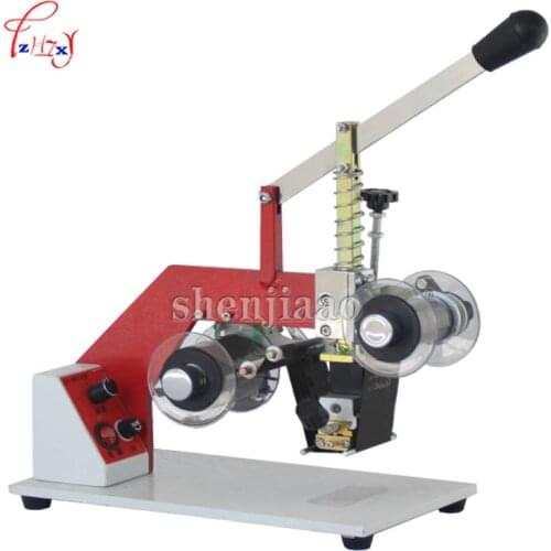 Hot Stamping Machine Ribbon Tape Date Printer Code,Color Hot Foil Stamping Machine Lot Number Embosser Foil ZY-RM5-E 1pc