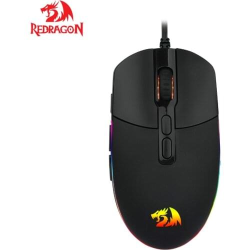 Redragon New Gaming Mouse 10000 DPI 16.8Million RBG Backlit 7 buttons ergonomic design for programmable Mice gamer LOL MMO