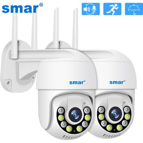 Smar 1080P PTZ Wifi IP Camera Outdoor 4X Digital Zoom AI Human Detect 2MP Wireless Camera H.265 Audio Security CCTV Camera ONVIF