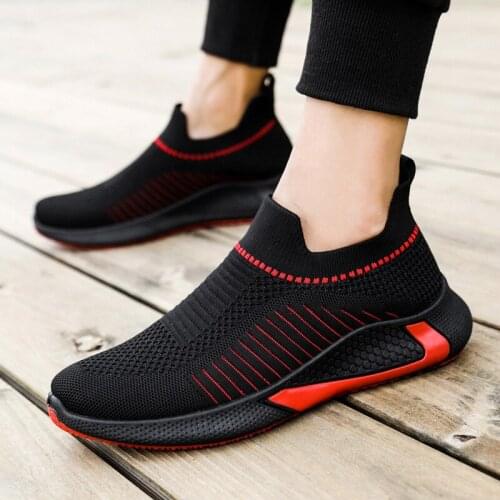 Sports And Leisure Flying Shoes Fashion Casual Running Mens Shoes Sports Shoes 2021 Spring And Autumn New