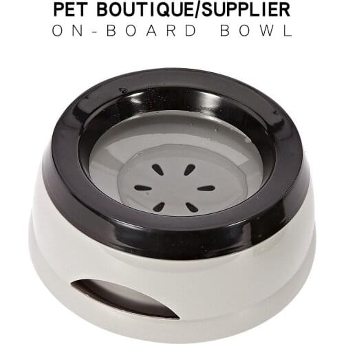 Pet Dog Bowl Floating Not Wet Mouth Cat Bowl Non-Sprinkling Water Dispenser Plastic Portable Dog Drinking Bowl Pet Supplies