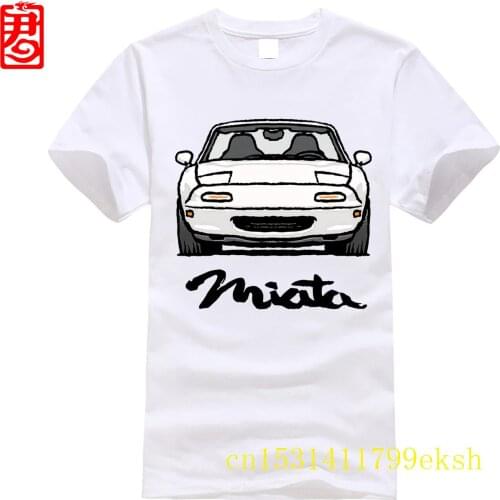 MX5 Miata NA White T-Shirt man and woman tee