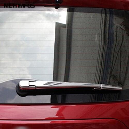 For Suzuki SX4 S-Cross Crossover 2014-2017 2018 Chrome Rear Window Wiper Cover Molding Trim Windshield Washer Strip Accessories