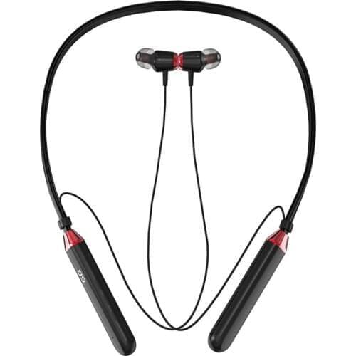 LED Earphone Bluetooth5.0 Wireless Headset Magnetic Neckband Earphones Clear Voice Call Sport Earbud With Noise Cancelling Mic