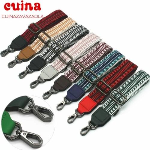 New Colored Belt Bags Strap Accessories For Women Rainbow Adjustable Shoulder Hanger Handbag Straps Decorative Handle Bag Strap