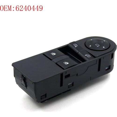 NEW Power Window Control Switch 13228879 for Opel Astra H for Vauxhall Astra MK Front Left Driver Side Window Switch 6240381