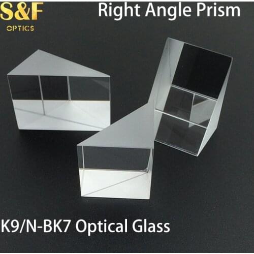 Superfine 30x30x30mm K9 Optical Glass Right Angle Prism