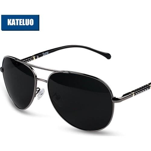 KATELUO Brand Designer Mens Sunglasses Polarized Lens Sun Glasses Male Classic Eyewears Accessories For Men gafas oculos 7751