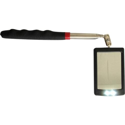 Vehicle Bottom LED Telescopic Inspection Mirror Amplification Detection Mirror Led Emergency Lamp outdoor lights for car repair