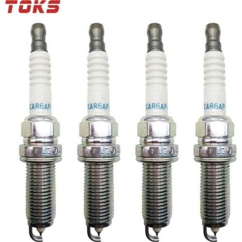 TOKS 4PCS Platinum spark plug LZKAR6AP-11 LZKAR6AP11 FOR 22401-ED815 6643 APP5683 VR7SPP33 REA12WMB4 22401-CK81B PLZKAR6A-11