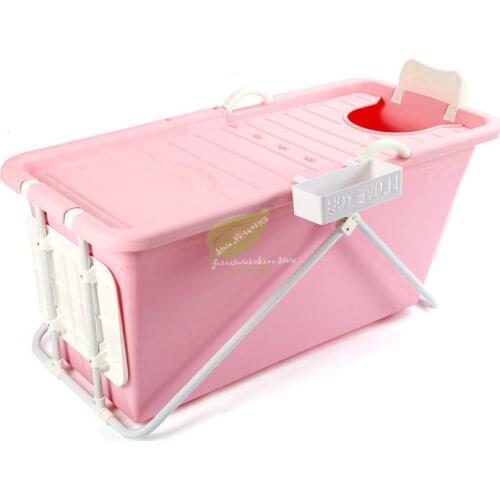 Adult Tub Folding Insulation Bathtub Inflatable Bathtub Plastic Bath Food Grade Non-toxic Soft Material Portable Soaking Tub