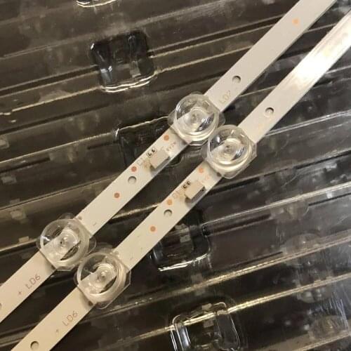 10pcs LED backlight bar For TCL 43S6500FS 43S6500 43S423 43S421 Thomson 43UD6426 4C-LB4311-HR01J ZM05J GIC43LB32_3030F2.1D