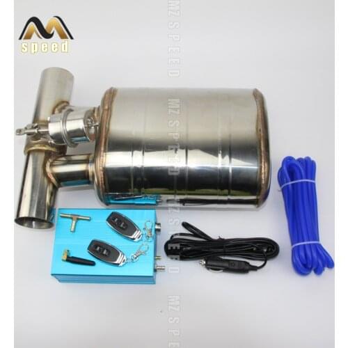 Auto exhaust pipe remote control valve exhaust muffler 304 stainless steel remote control switch sound exhaust for BMW E90 E46
