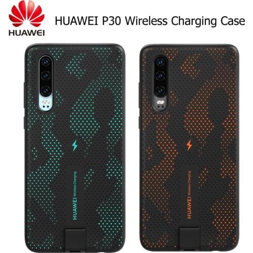 HUAWEI P30 Wireless Charging Case Original Official Huawei CNR216 TUV Qi 10W Magnetic Back Cover Supports Car Mount ELE-L09/L29
