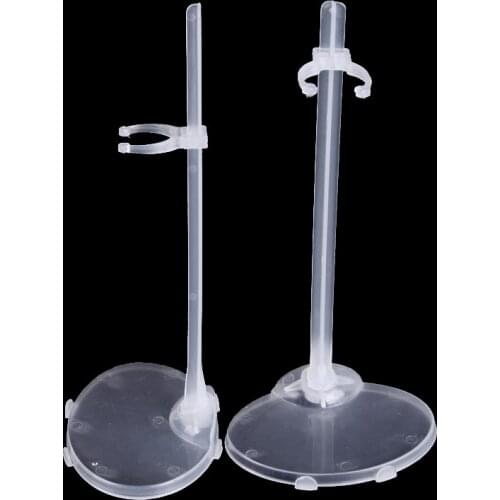 5Pcs/lot Transparent Clear Color Dolls Toy Stand Support for Dolls Girls Prop Up Mannequin Model Display Holder