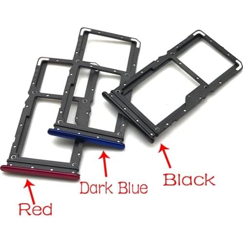 For Xiaomi Redmi Note 7 Micro Nano SIM Card Holder Tray Slot Holder Adapter Socket