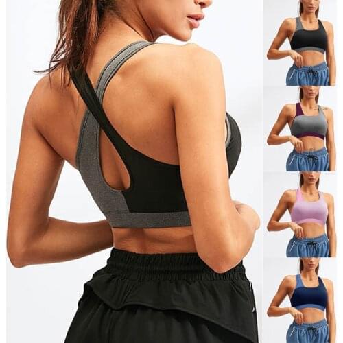 Fanceey Sports Bra Top Fitness Running Gym Bra Seamless Sport Bra Fitness Clothing Yoga Bra Push Up High Impact Yoga Top