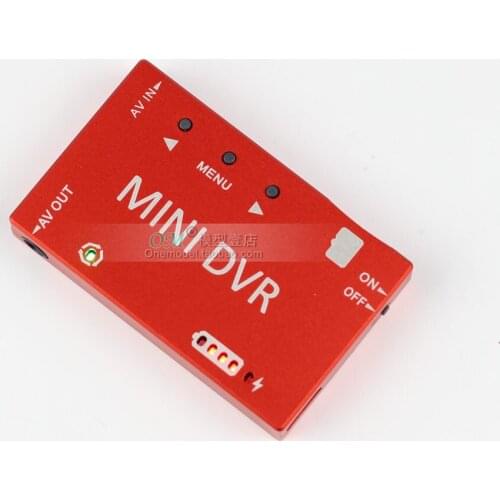 FPV Mini DVR Video Audio Recorder for FPV RC Multicopter VR Goggle Built-in 3.7V 400mah Battery