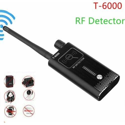 T6000 Anti-Spy GPS Signal Lens RF Tracker Camera GSM SPY Bug Detector Anti Candid Camera GPS Tracker Wireless Audio Bug Finder