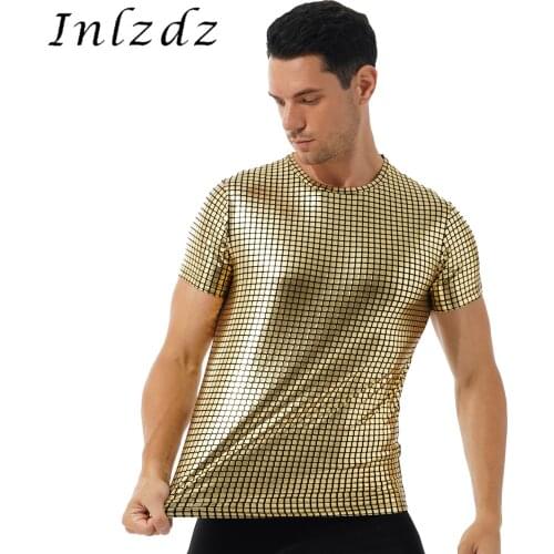 Мужские модные футболки Inlzdz China At AliExpress