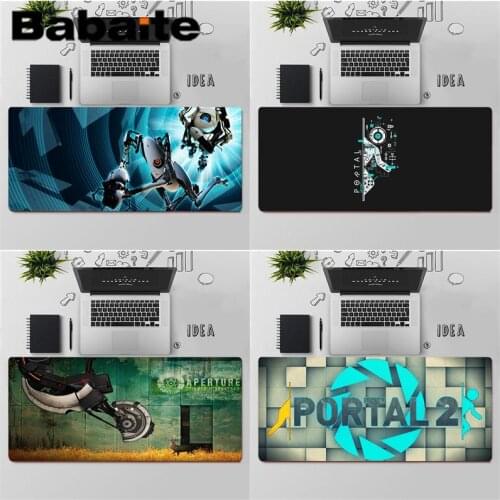 Babaite Top Quality portal 2 MousePads Computer Laptop Anime Mouse Mat Free Shipping Large Mouse Pad Keyboards Mat