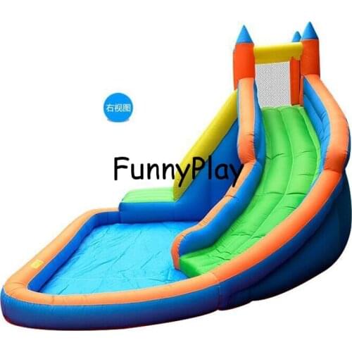 Inflatable mini water slide with pool,Multi-Function 420D nylon oxford inflatable pool slides,inflatable bouncer slide