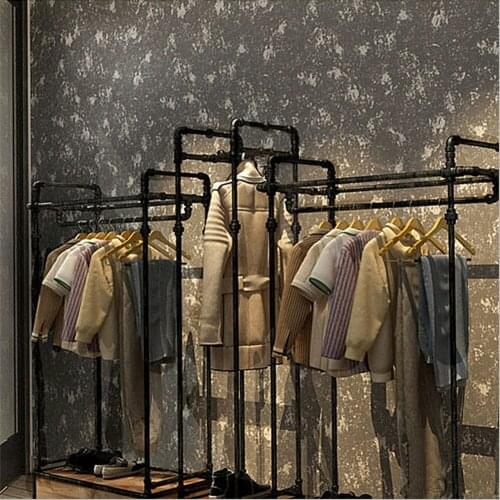 Q QIHANG Retro Nostalgic Industrial Style Cement Gray Personality Shop Clothing Store Non-woven Wallpaper 0.53m*10m=5.3m2