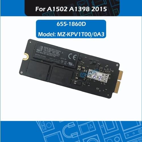 Original Solid State Drive PCIe SSD MZ-KPV1T00/0A3 1TB SSUBX 655-1860D For Macbook Pro Air Retina A1466 A1502 A1398 2015