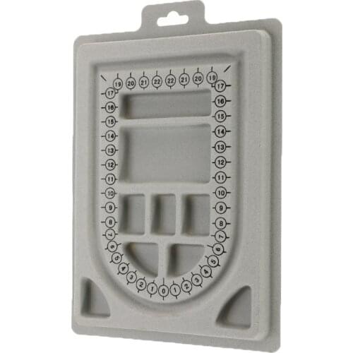 Necklace Tray Design Handmade Necklaces DIY Jewelry Making Tools Crafts Organizer Measurement Compartment Beads Beading