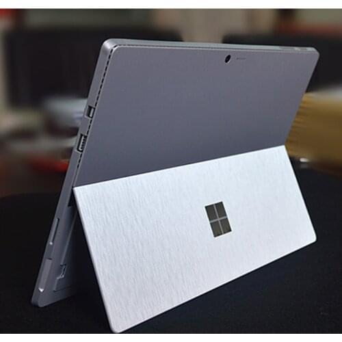 Silver color Tablet Decal Back Cover Film For Microsoft Surface Go 2/ Pro 7 Wrap Protect Skin Sticker 10.5 12.3inch
