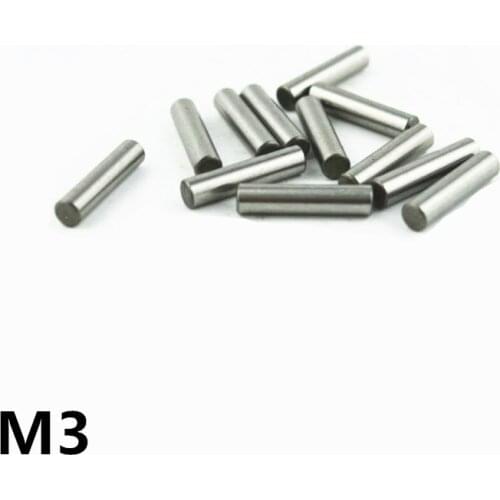 100pcs 3 mm Bearing Steel Cylindrical Pin Locating Pin Needle roller Thimble Length 5 6 7 8 10 12 14 16 18 20 22 24 26 28-40 mm