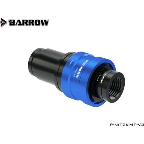 Barrow black boday water cooling fittings sealing quick coupling Male connector with female connector TZKM-V2