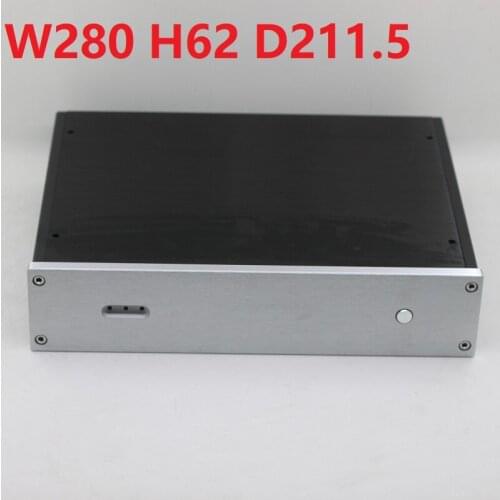 Size (mm) : W280 H62 L211.5 High-end 2806 Decoder Case, Can Be Used For DAC7/DAC9/ES9018DAC/1541 Decoder Case