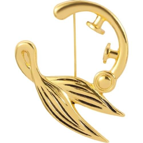 Japan Anime Violet Evergarden Brooch Gold Cosplay Prop Costume Accessories For Man Women Fashion Jewelry Lapel Pin Gifts