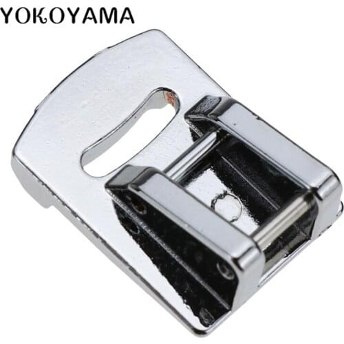 YOKOYAMA Fold Presser Foot Sewing Parts Home DIY Embroidery Accessories Sewing Machine Pressure Foot Tools For Brother Single