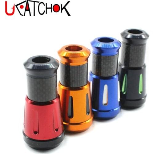 1pcs/pack DIY general reel knob metal mixed with carbon fiber modified ultra light spinning casting drum reel refit repair DIY