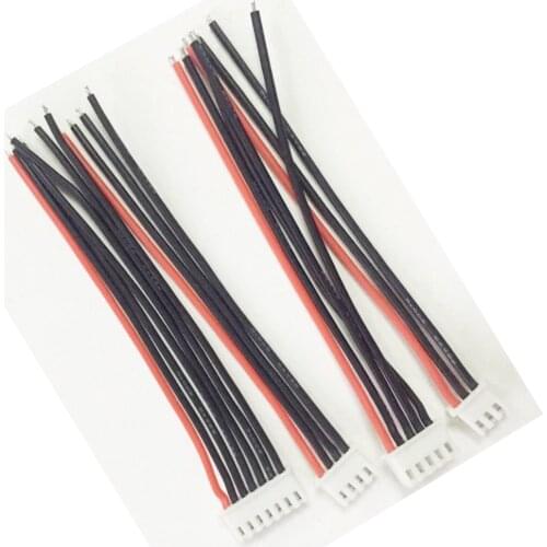 100% Brand New and High Quality 5pcs/lot 2S 3S 4S 5S 6S Lipo Battery Balance Charger Cable IMAX B6 Connector Plug Wire Wholesale