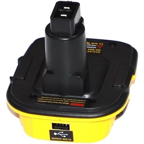 DCA1820 Battery Adapter USB Output For Dewalt DC9096 Ni-cd Ni-mh Battery Tools Compatible With 20V MAX Li-ion Battery DCB200
