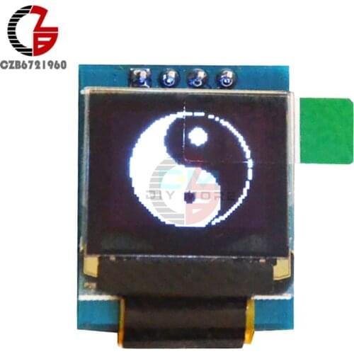 White 0.66 inch OLED Display 4PIN Module 64x48 0.66" LCD Screen IIC I2C for Arduino AVR STM32