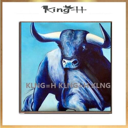 Abstract Cow Modern Decor Oil Painting On Canvas Wall Art Wholesale for Sale no Framed and With Framed Bedroom Decoration