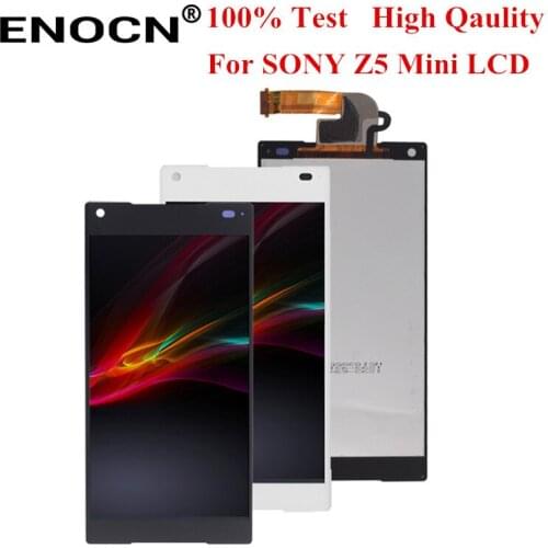 ENOCN For Sony Xperia Z5 Compact mini E5803 E5823 LCD Display Touch Screen Digitizer Assembly Repair Parts