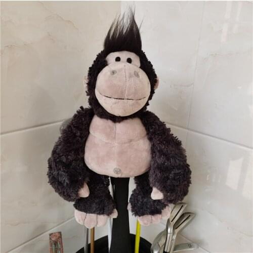 Gorilla Driver Head Cover Plush Golf 460cc Wood Headcover Golf Club Accessory For Man Women