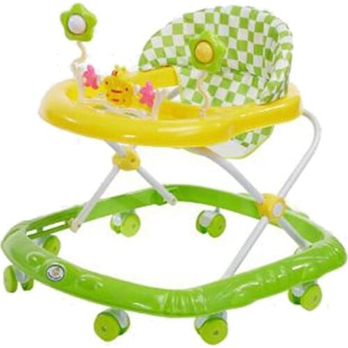 Hot Baby Walker Baby Men and Women Anti-rollover Anti-o-leg Multifunctional Foldable Baby Walker 0-3 Years Old