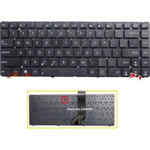 SSEA New laptop US black Keyboard For Asus K45A K45V K45VD K45VS K45VS AK46 S46 E45 K46 K45VJ K45VM Keyboard without frame